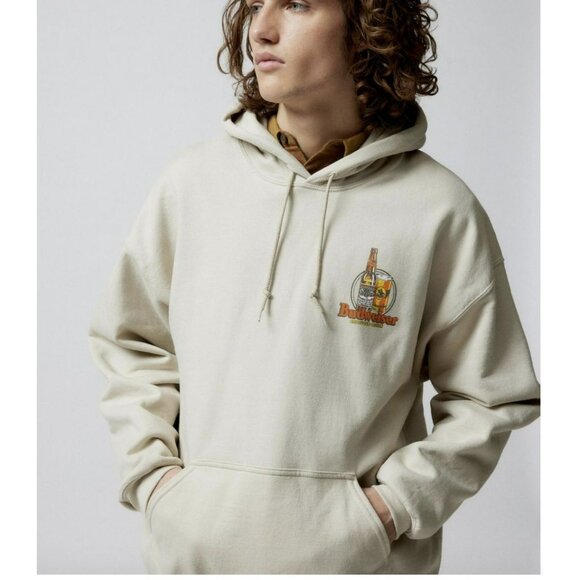 Urban Outfitters Budweiser Hoodie Sweatshirt Sz Medium NEW - Picture 2 of 7